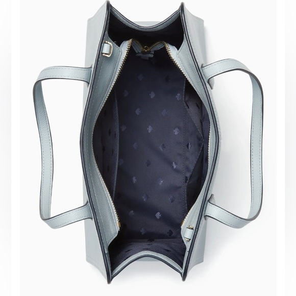 NWT Kate Spade ♠️Rowe Medium Top Zip Satchel / Avalon Mist - Picture 3 of 7